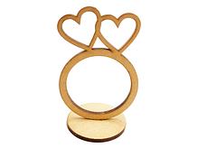 Porta Guardanapo Coraçoes Circulo Base