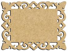 Placa Retangular Arabesco