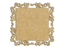 Placa Arabesco Flor Quadrada