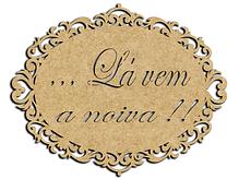 Placa Arabesco Corção Noiva