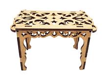 Mini Mesa Retangular Arabesco