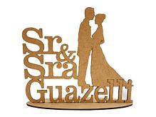 Topo de Bolo Sr. & Sra. Customizado 2