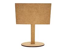 Plaquinha Lisa Na Base