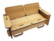 Mini Sofá 2 Lugares B