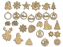 Enfeites e Bolas de Natal Pack 1