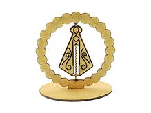 Nossa Senhora Com Base Meia Pérola