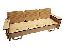 Mini Sofá 3 Lugares B