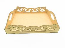 Bandeja Floral Retangular Médio