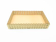 Bandeja Meia Perola Retangular Pequena